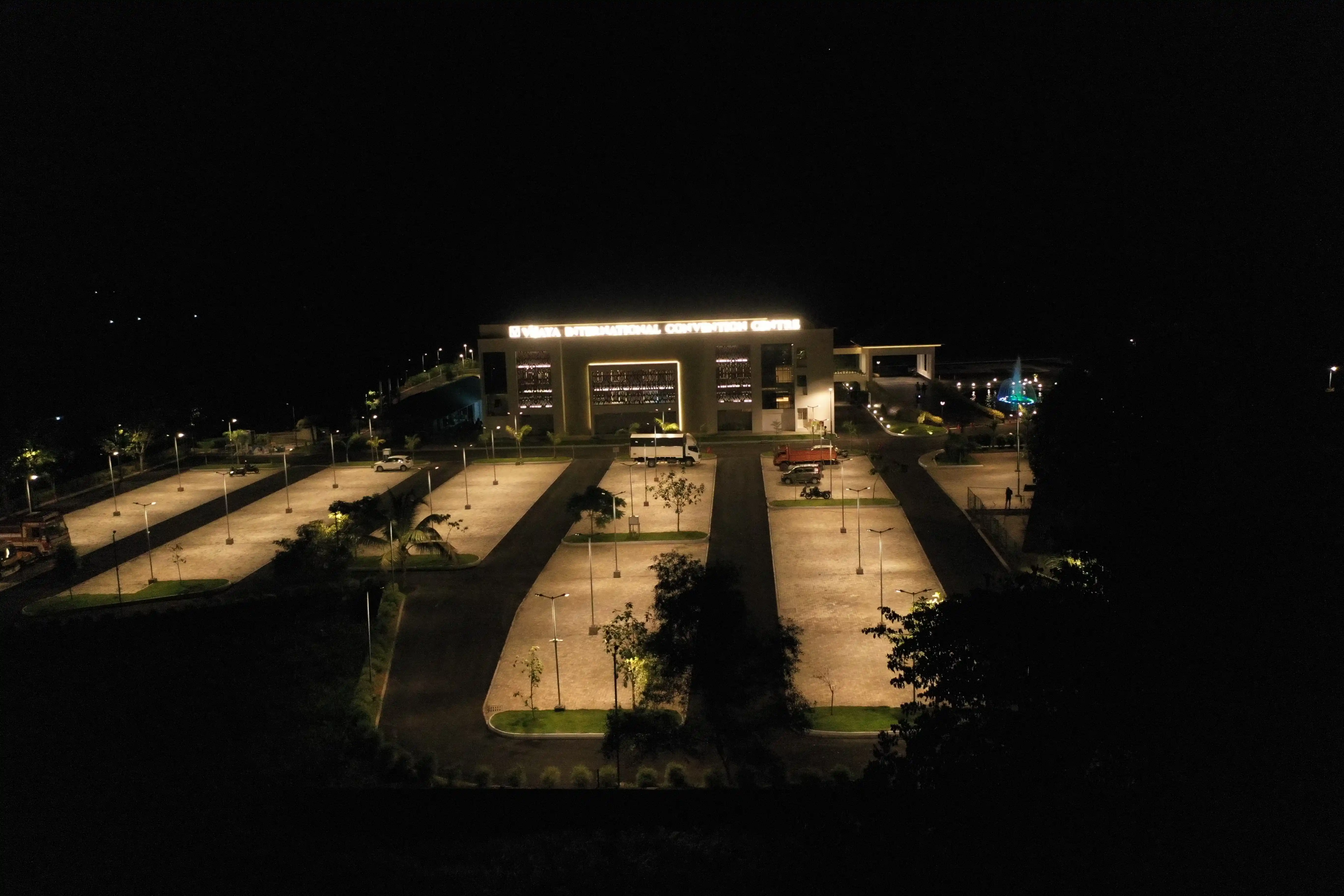 VICC landscaped outdoor setting